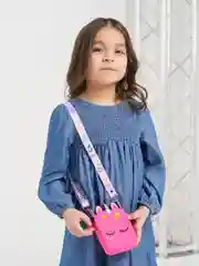 Вишнёвый детская сумка силиконовая на плечо