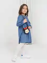 Черный детская сумка силиконовая на плечо