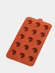 Форма для льда и шоколада, конфет "Трюфель" силиконовая 20,5*10,5см, 15 ячеек