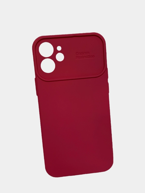 Чехол для iPhone 12 mini, защита камеры, бархатный