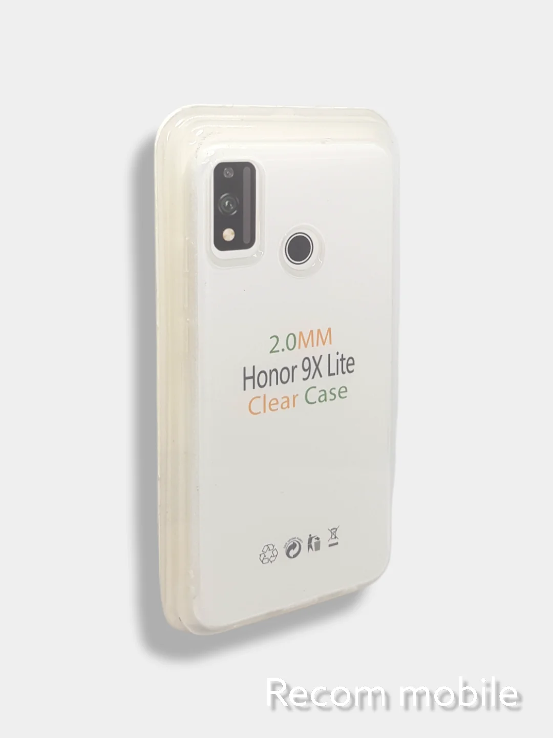 Прозрачный силиконовый чехол с Soft-touch покрытием Honor 9X Lite, Honor 8x