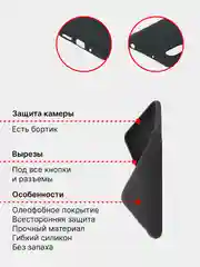 Чехол силиконовый для Xiaomi Redmi 9A