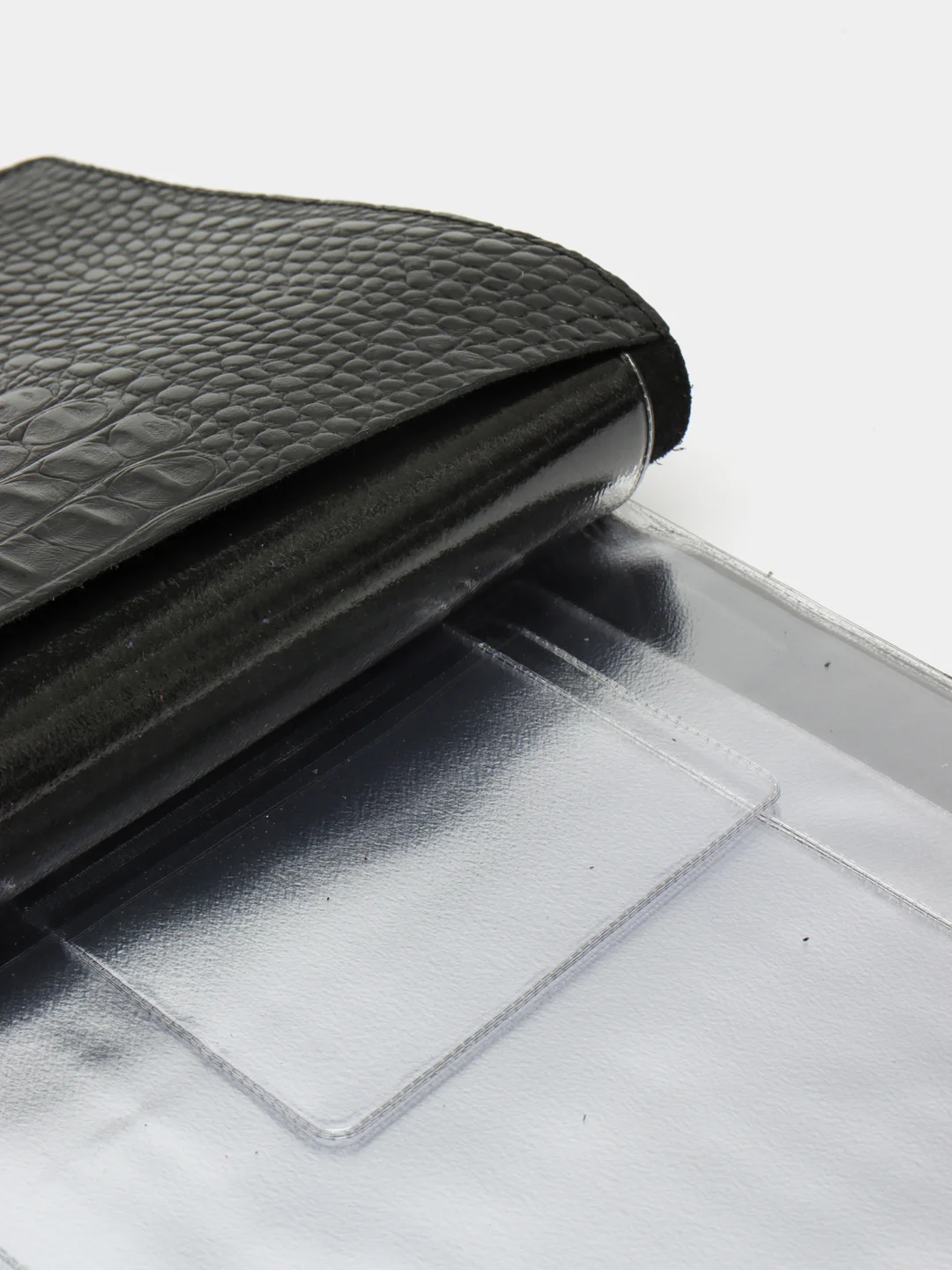 Черный органайзер для документов А4 Smart Folder, на 4 комплекта