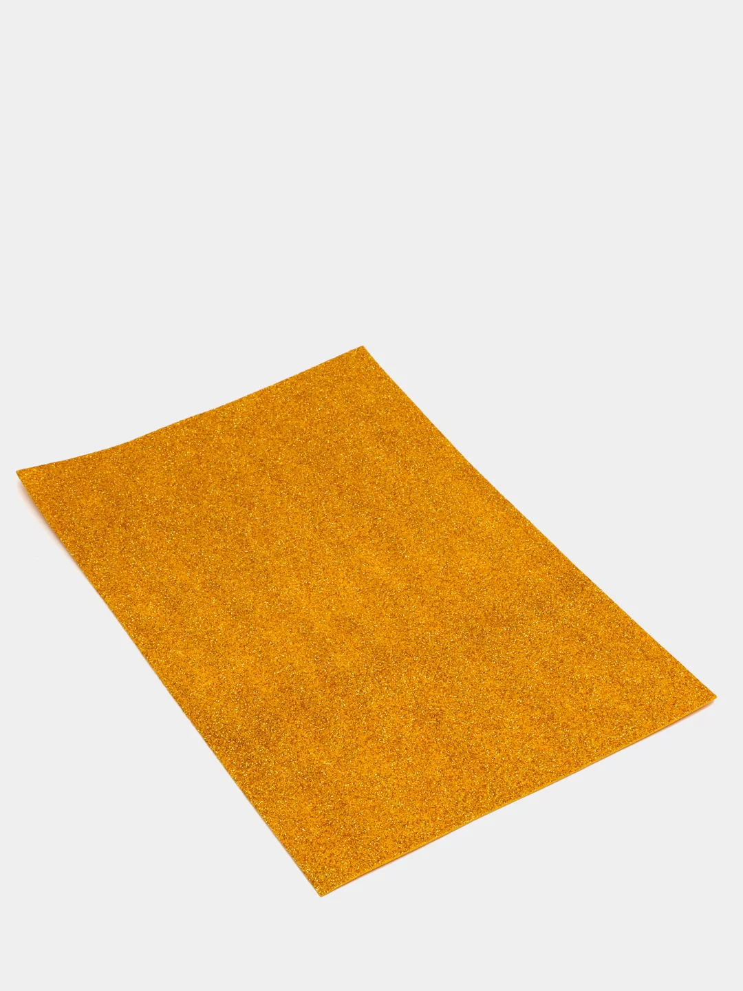 Золотой фоамиран глиттерный, 20*30 см
