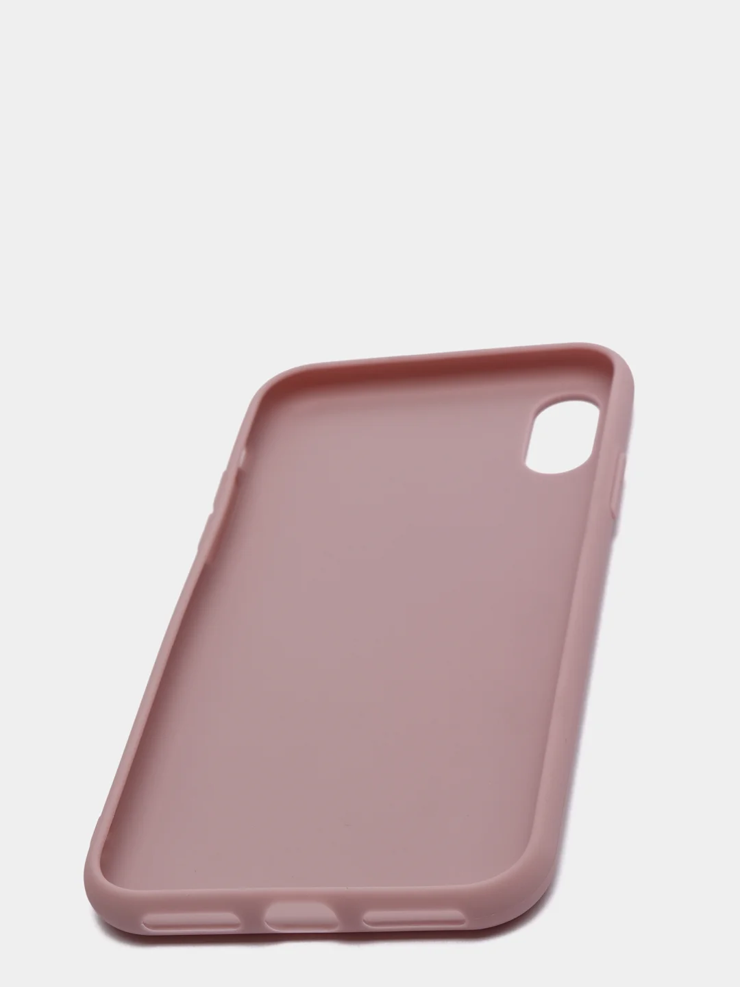 Лавандовый чехол для Apple iPhone X / XS силиконовый, 14 цветов