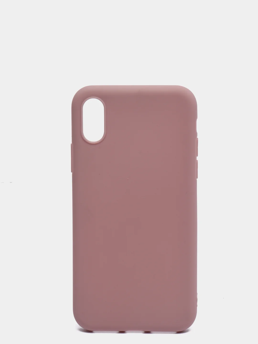 Лавандовый чехол для Apple iPhone X / XS силиконовый, 14 цветов