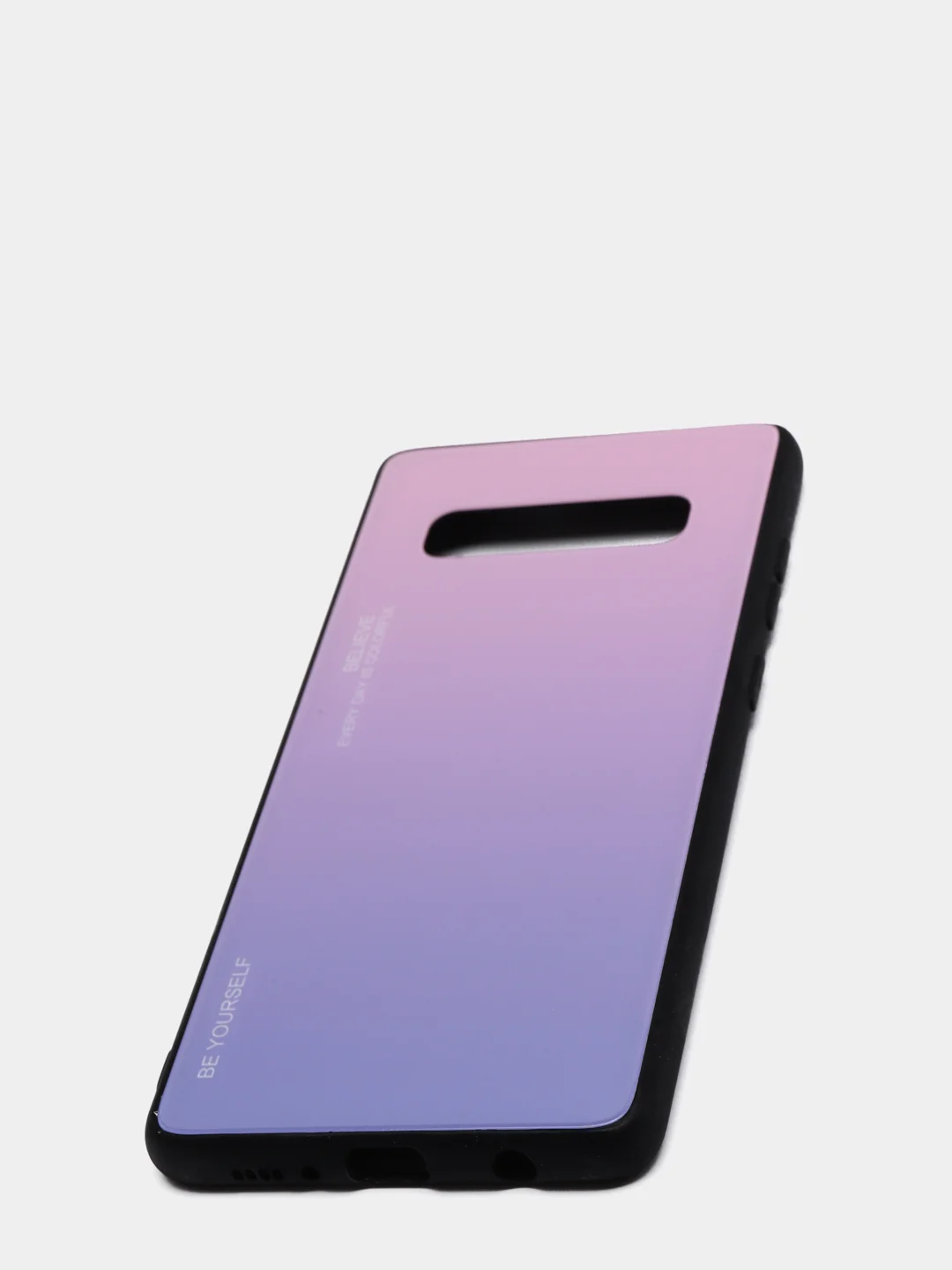 Конфетный градиентный чехол из закаленного стекла для Samsung S10/S20/A51/A71/S9/A01/A50/A20/A70