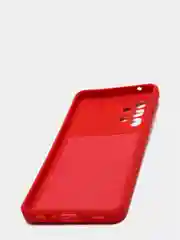 Красный чехол с защитой камеры раздвижное окно Samsung A52