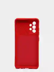 Красный чехол с защитой камеры раздвижное окно Samsung A52