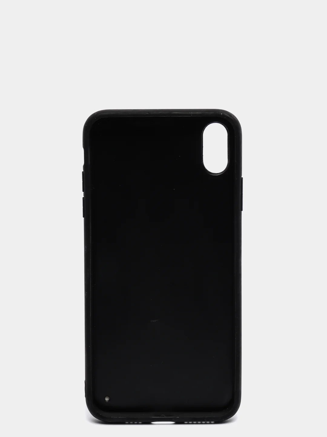 Черный дизайнерский чехол на iPhone с конем