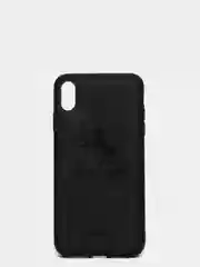 Черный дизайнерский чехол на iPhone с конем