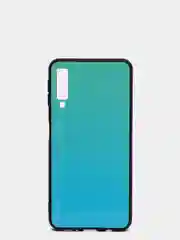 Бирюзовый градиентный чехол из закаленного стекла для Samsung S10/S20/A51/A71/S9/A01/A50/A20/A70
