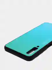 Бирюзовый градиентный чехол из закаленного стекла для Samsung S10/S20/A51/A71/S9/A01/A50/A20/A70