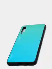 Бирюзовый градиентный чехол из закаленного стекла для Samsung S10/S20/A51/A71/S9/A01/A50/A20/A70