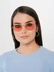 Розовый солнцезащитные очки