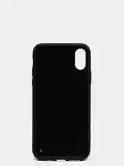 Черный дизайнерский чехол на iPhone с конем
