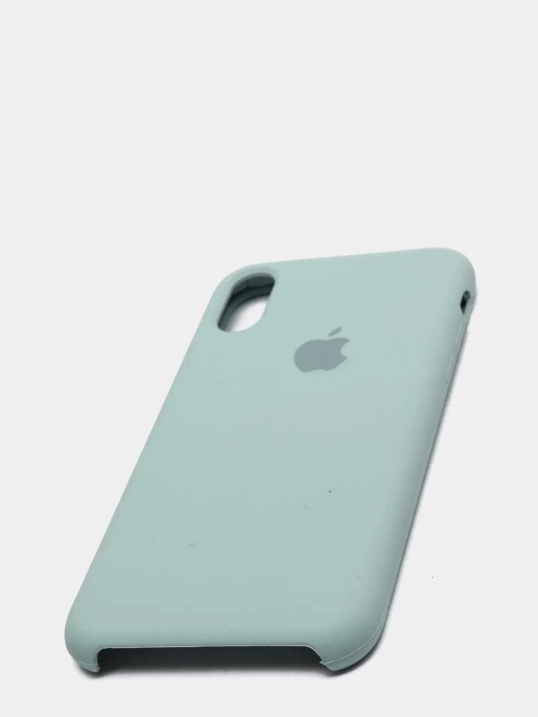 Мятный чехол Silicon Case для iPhone X/XS
