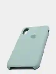 Мятный чехол Silicon Case для iPhone X/XS