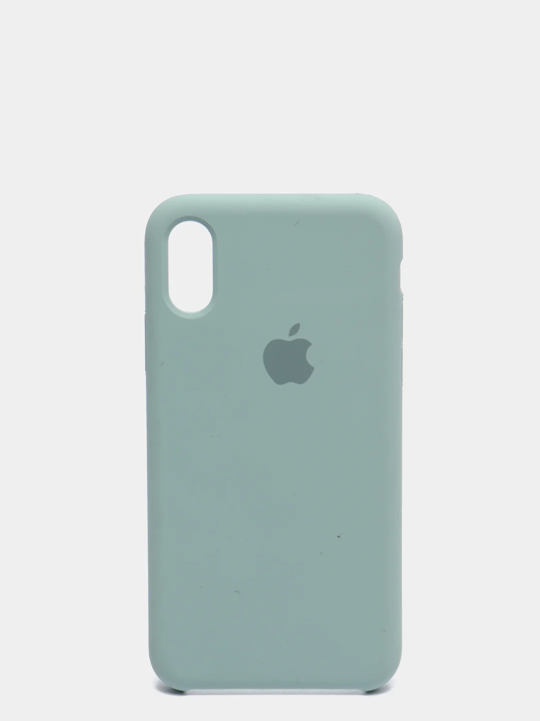 Мятный чехол Silicon Case для iPhone X/XS
