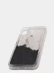 Розовый чехол силиконовый стразами