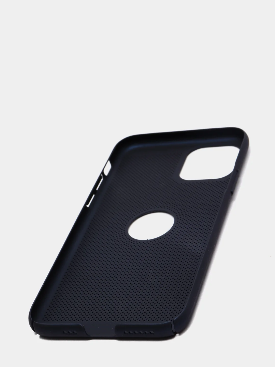 Синий чехол пластиковый для Iphone X/XS,XR 11ProMax 11Pro 11 пластиковый (айфон)