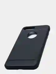 Темно-синий чехол силиконовый темный для iPhone