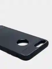 Темно-синий чехол силиконовый темный для iPhone