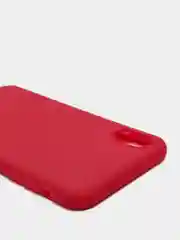 Багровый чехол для Apple iPhone X / XS силиконовый, 14 цветов