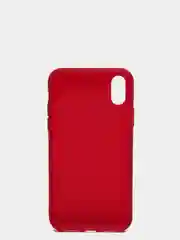 Багровый чехол для Apple iPhone X / XS силиконовый, 14 цветов