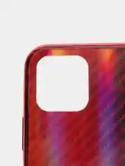 Красный градиент чехол из закаленного стекла iPhone 11, 11 PRO, 11pro max, 12, 12pro