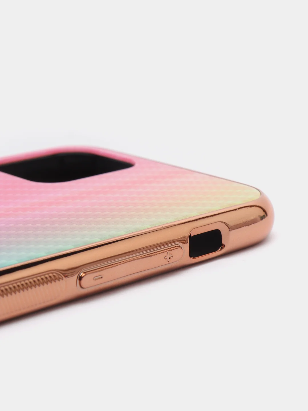 Фуксия градиент чехол из закаленного стекла iPhone 11, 11 PRO, 11pro max, 12, 12pro