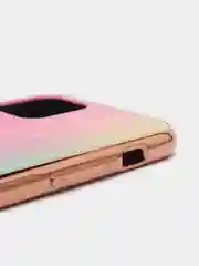 Фуксия градиент чехол из закаленного стекла iPhone 11, 11 PRO, 11pro max, 12, 12pro