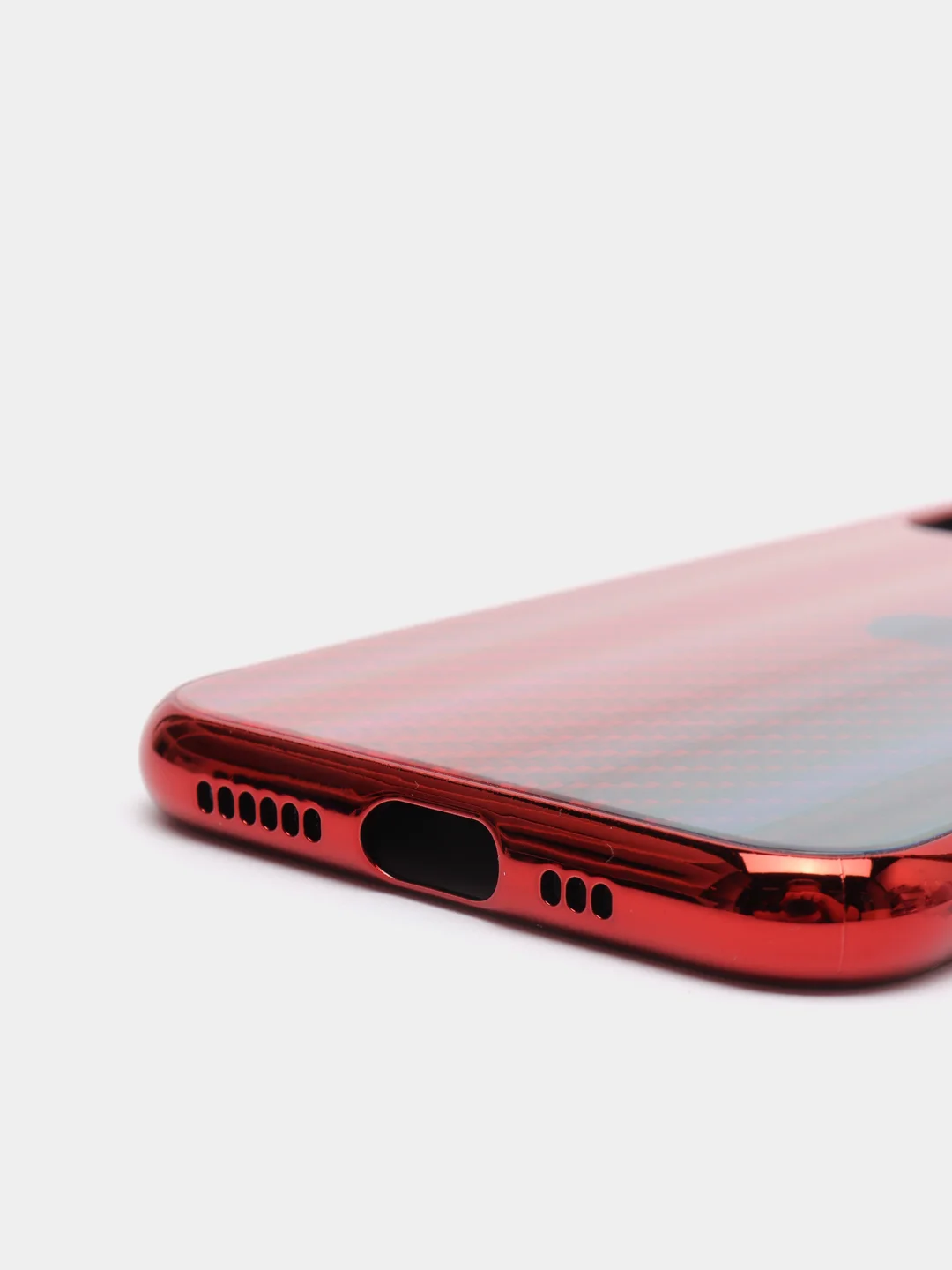 Красный градиент чехол из закаленного стекла iPhone 11, 11 PRO, 11pro max, 12, 12pro