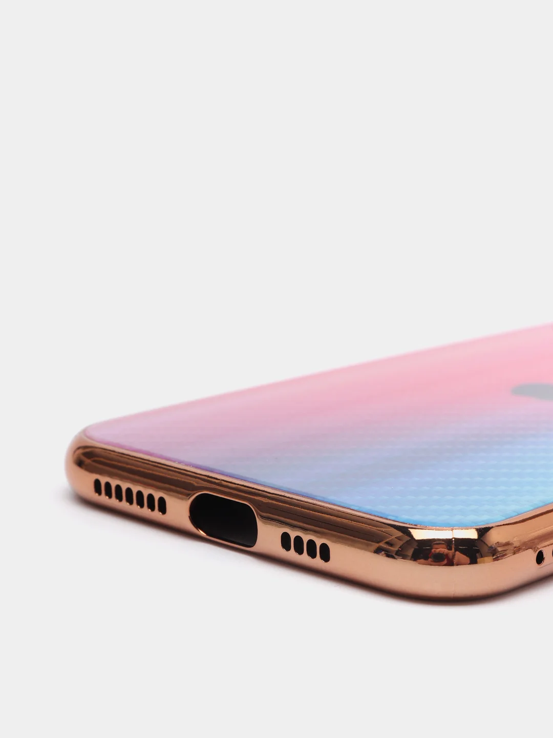 Фуксия градиент чехол из закаленного стекла iPhone 11, 11 PRO, 11pro max, 12, 12pro