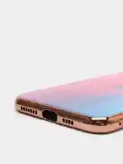 Фуксия градиент чехол из закаленного стекла iPhone 11, 11 PRO, 11pro max, 12, 12pro