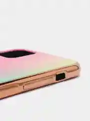 Фуксия градиент чехол из закаленного стекла iPhone 11, 11 PRO, 11pro max, 12, 12pro