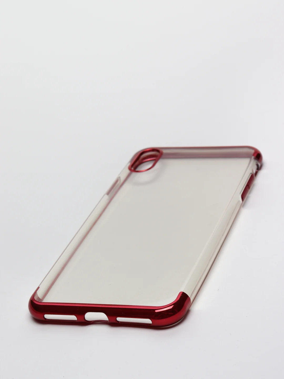 Красный чехлы на iPhone 5/6/6S/7/8/7+/8+/X/XR/XS/XS MAX