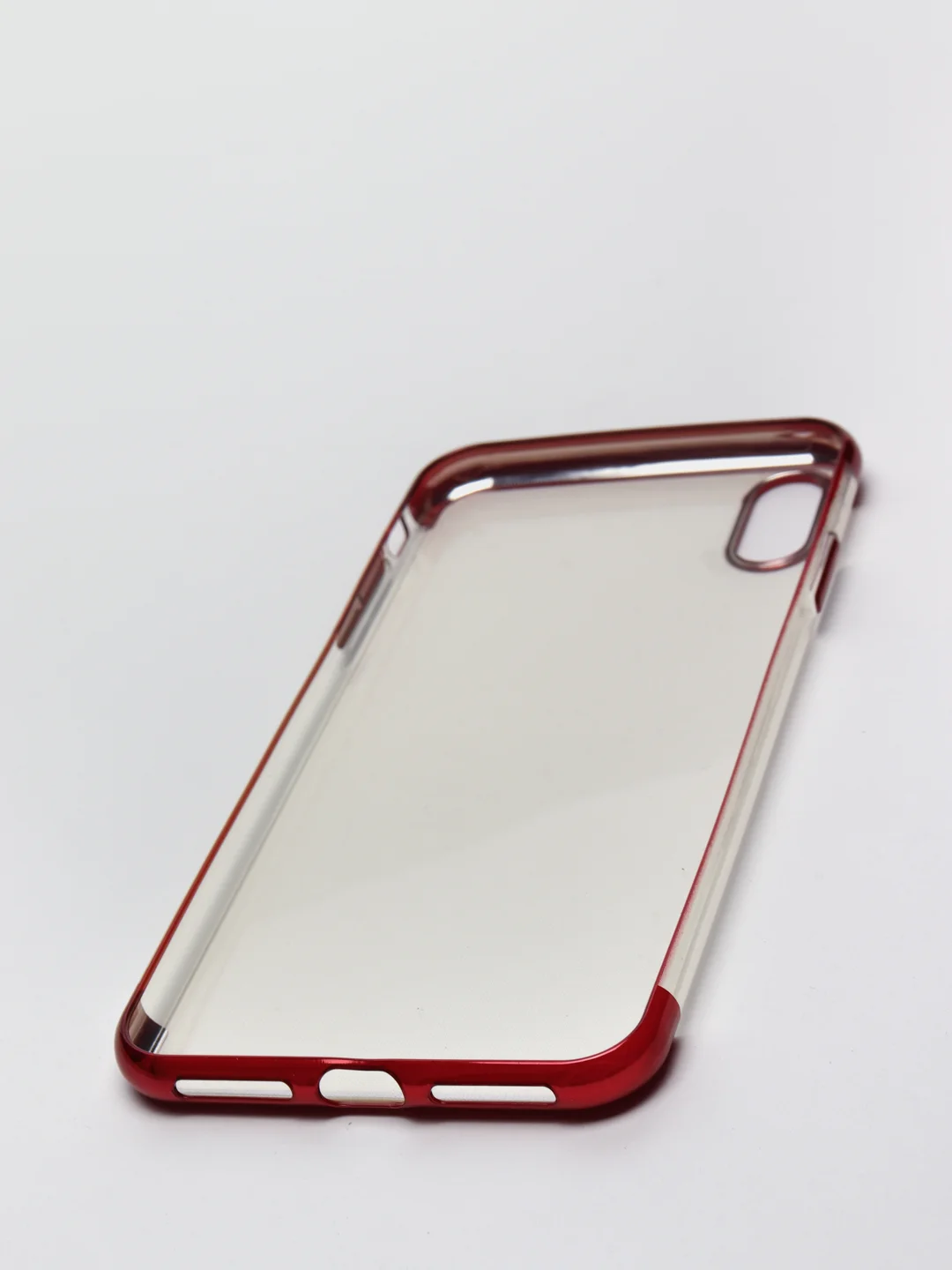 Красный чехлы на iPhone 5/6/6S/7/8/7+/8+/X/XR/XS/XS MAX