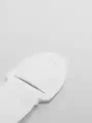 Белый замок для мебельных дверей и ящиков