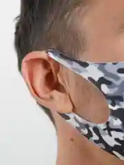 Зелёный хаки маска защитная не медицинская, многоразовая