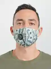 Салатовый маска защитная с дыхательным клапаном многоразовая