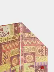 Лавандовый папка на кнопке с рисунком А4