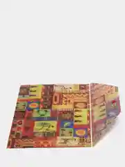 Лавандовый папка на кнопке с рисунком А4