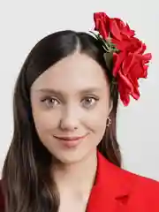 Вишнёвый заколки ручной работы