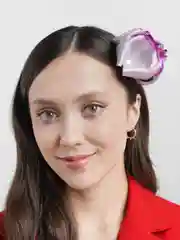 Серый металлик заколки ручной работы