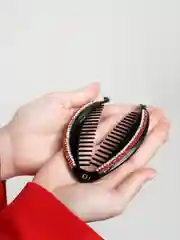 Коралловый заколки "краб"