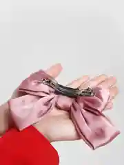 Коралловый меланж атласный бант для волос, на заколке, бантик для волос, более 20 цветов