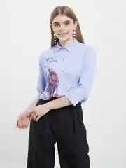 Лазурный рубашка женская Suzanna