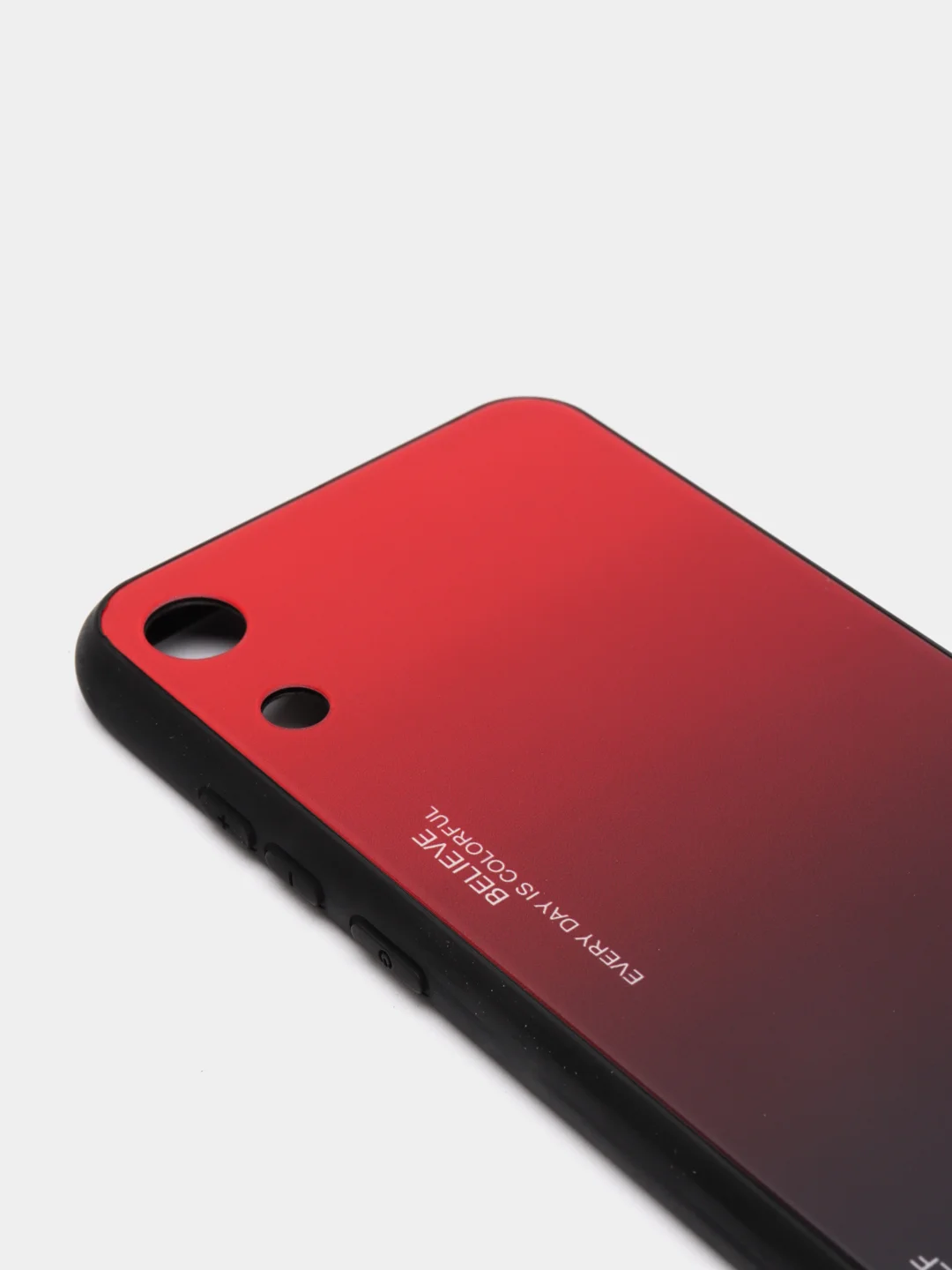 Коричневый градиентный чехол из закалённого стекла для Huawei Honor Play 8A / Enjoy 8A