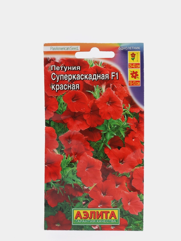 Семена Петуния Суперкаскадная F1 красная, Аэлита